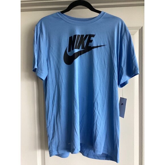 NIKE T-Shirt Legend Icon Futura Size: Large Color: Valor Blue/Valor Blue - Picture 8 of 11